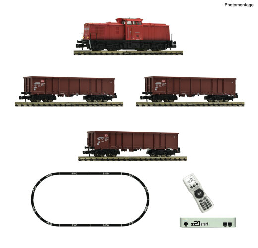 Fleischmann 5170005 - z21 start Digitalset: Diesellokomotive BR 204 mit G&uuml;terzug, DB AG Ep.5,6 DCC