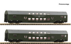 FLEISCHMANN 6260042 - N 2-tlg. Set 2: Doppelstockwagen DR...