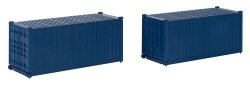 Faller 182054 - 20 Container, blau, 2er-Set