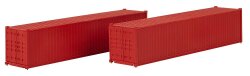 Faller 182154 - 40 Container, rot, 2er-Set