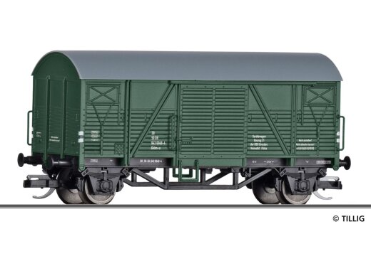 Tillig 14201 - TT Ger&auml;tewagen Bauzug 31 der DR Ep.IV