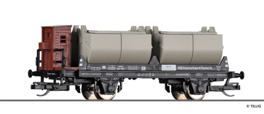 Tillig 14705 - TT Kalkk&uuml;belwagen Ok &quot;VEB Stickstoffwerke Piesterritz&quot; der DR Ep.III