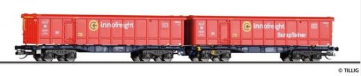 Tillig 15081 - TT Doppeltragwagen InnoWaggon der VTG Ep.VI
