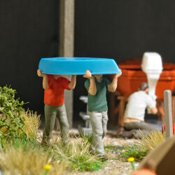 Busch 79817 - Action Set: Boot tragen H0