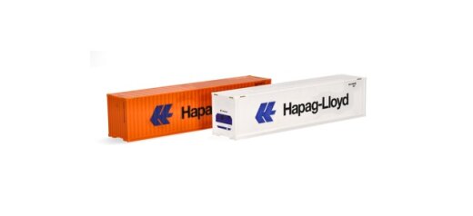 Herpa 076449-006 - Container-Set 2x40 ft.Hapag/L