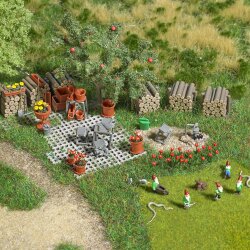Busch 1835 - Garten-Set H0