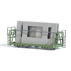 Busch 1848 - H0      Transportgestell mit Wohnungsbauplatten