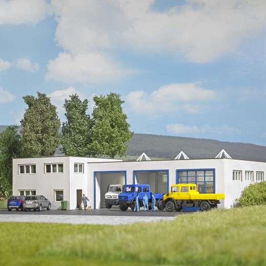 Busch 1966 - H0      Fahrzeughalle