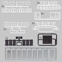 Busch 1998 - H0 N TT    Fenster &amp; T&uuml;ren