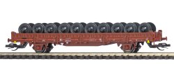 Busch 31511 -   TT    Flachwagen mit Rungen Ks [3300]