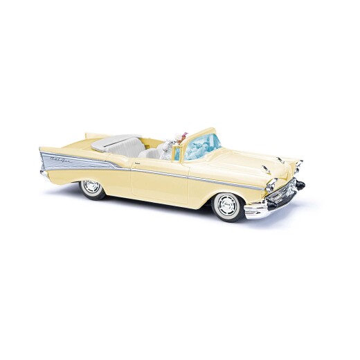 Busch 45060 - H0      Chevrolet Bel Air 57, Carbio m. Fahrer