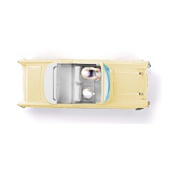 Busch 45060 - H0      Chevrolet Bel Air 57, Carbio m. Fahrer