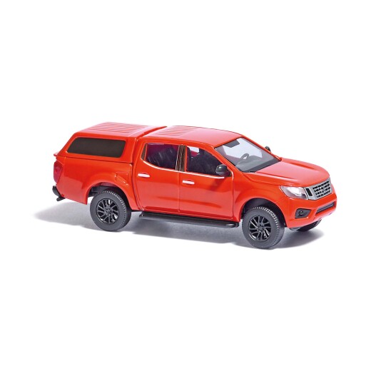 Busch 53707 - H0      Nissan Navara mit Hardtop, Rot