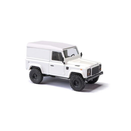 Busch 54351 - H0      Land Rover Defender 90 Kasten, Wei&szlig;