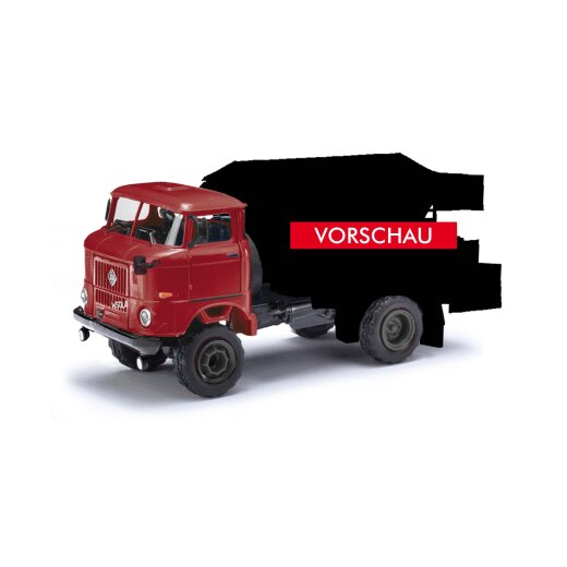 Busch 95285 - IFA W50 LA/D035 D&uuml;ngerstreuer, Rot