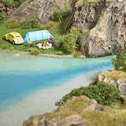 Busch 7581 - H0 N TT Z 1/G 0 Modellierwasser Farb-Set