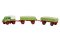 Brekina PMS 250658 - H0 Set Edition Gerhardt Wandt Nr. 3 MB Unimog 402, zwei Anh&auml;nger und Kiesladung