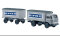 Brekina PMS 251582 - H0 Mercedes LP 321 Kofferlastzug Serie 800 WVM