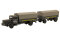 Brekina PMS 252850 - H0 Set Edition Deutsche Bundesbahn Nr. 7 B&uuml;ssing 8000 Pritschenlastzug