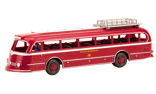 Brekina PMS 252851 - H0 Set Edition Deutsche Bundesbahn Nr. 6 Mercedes O 6600 H