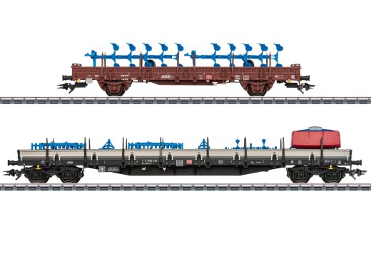 M&auml;rklin 46405 - G&uuml;terwagen-Set 1 Landwirtschaftliche Ger&auml;te