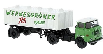 71214 - Brekina, IFA W 50 Bier-SZ, 1965, Wernesgr&Atilde;&frac14;ner Pils, 1:87