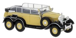 21075 - Brekina, Mercedes G4, beige, 1938, 1:87