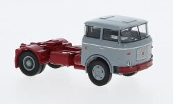 71830 - Brekina, LIAZ 706 SZM, grau/dunkelrot, 1976, 1:87