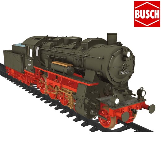 Busch 30001 -   TT    Dampflok BR 56 163 Preu&szlig;ische G8.3 Drei-Zylinder