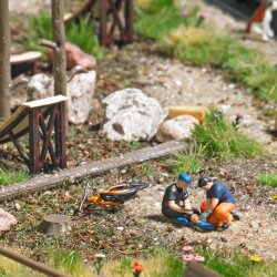 Busch 79825 - A-Set: Radunfall H0