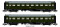 Saxonia 87181 - H0 2er Set Personenwagen C4&Uuml; Sa 07, DR Ep.III - DC
