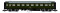 Saxonia 87184 - H0 Personenwagen C4&Uuml; Sa 07 m. Beleuchtung, DR Ep.III - DC/DCC