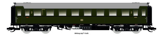 Saxonia 87186 - H0 Personenwagen C4&Uuml; Sa 07, DB Ep.III - DC