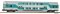 Piko 53109 - Doppelstocksteuerwg. DBmq 776 mintgr&uuml;n DR IV