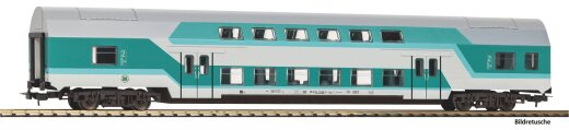 Piko 53119 - Doppelstocksitzwg. DBuz 747.3 mintgr&uuml;n DR IV, andere Nummer