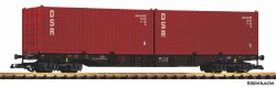 Piko 37755 -  G-Containertragwg. 2 Container DSR DR IV