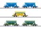 M&auml;rklin 46336 - Selbstentladewagen-Set HASTAG