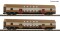 FLEISCHMANN 6260075 - N 2-tlg. Set 2: Doppelstockwagen, DR, Ep. IV