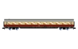 Arnold HN4508 - N AKE, 3-tlg. Set &bdquo;Rheingold&ldquo;, Set 2/2, bestehend aus 1 x Speisewagen ARmh217 + 1 x 1. Klasse Wagen Avmz + 1 x Wagen Apmz, Ep. V