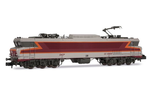 Arnold HN2650 - N SNCF, Elektrolokomotive CC 6502 &bdquo;Mistral&ldquo; in silberner Ursprungsfarbgebung, Ep. IV