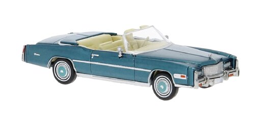 19755 - Brekina, Cadillac Eldorado Convertible, t&Atilde;&frac14;rkis, 1976, 1:87