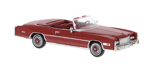 19758 - Brekina, Cadillac Eldorado Convertible, rot, 1976, 1:87