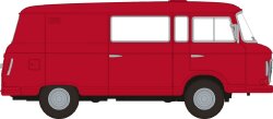 30228 - Brekina, Barkas B 1000 Halbbus, rot, 1962, 1:87