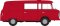 30228 - Brekina, Barkas B 1000 Halbbus, rot, 1962, 1:87