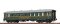 Brawa 46206 - H0 Personenwagen C4&uuml;pwe "DER Ferienexpress" DB Ep.III DC LED+