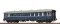 Brawa 46210 - H0 Personenwagen C4ywe "Touropa" DB Ep.III DC LED+
