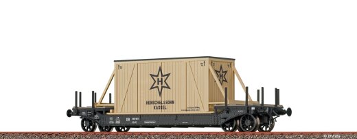 Brawa 47914 - H0 Tiefladewagen "Henschel &amp; Sohn" SSt01 DB Ep.III