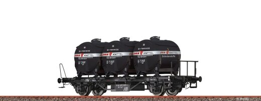 Brawa 50929 - H0 Beh&auml;ltertragwagen Lbs577 DB, mit Ddikr603 "DEA" Ep.IV