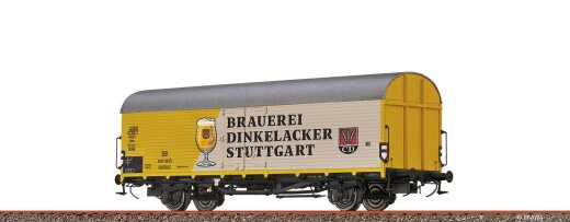 Brawa 50958 - H0 K&uuml;hlwagen Tnfhs38 "Brauerei Dinkelacker" DB Ep.III