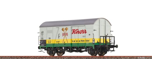 Brawa 51135 - H0 Gedeckter G&uuml;terwagen Gms30 "Knorr" DB Ep.III